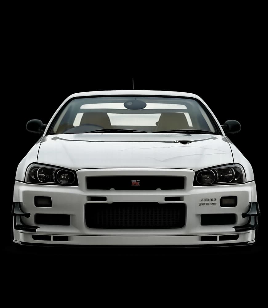 Nissan Skyline GT-R R34, front view